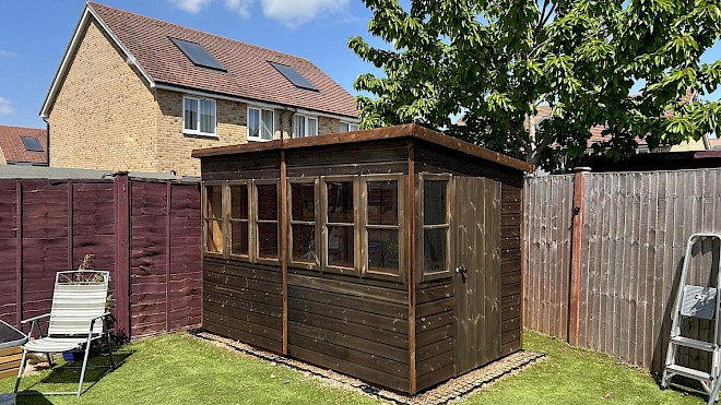 Garden Building Renovation & Fence Installation in Bedfordshire